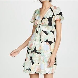 ✅ Bailey 44 Dress Daydream Floral Print Flutter Sleeve Mini